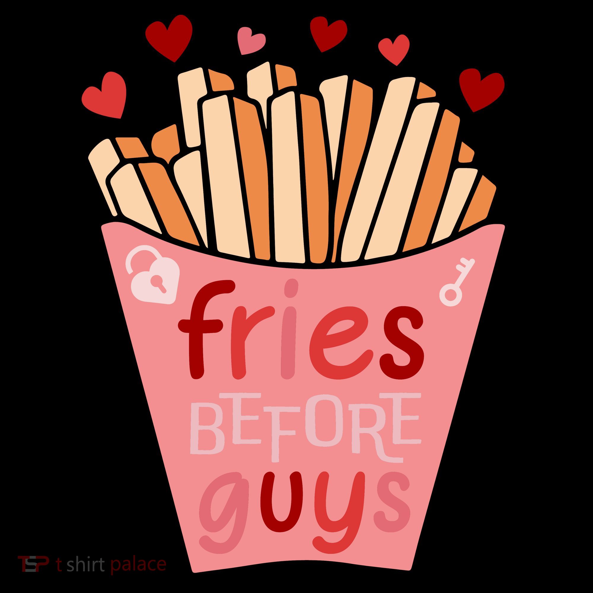 Cute Fries Before Guys Valentine's Day Gift Coffee Mug