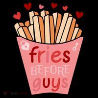 Cute Fries Before Guys Valentine's Day Gift Women's Hoodie thumb 2