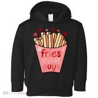 Cute Fries Before Guys Valentine's Day Gift Toddler Hoodie thumb 0