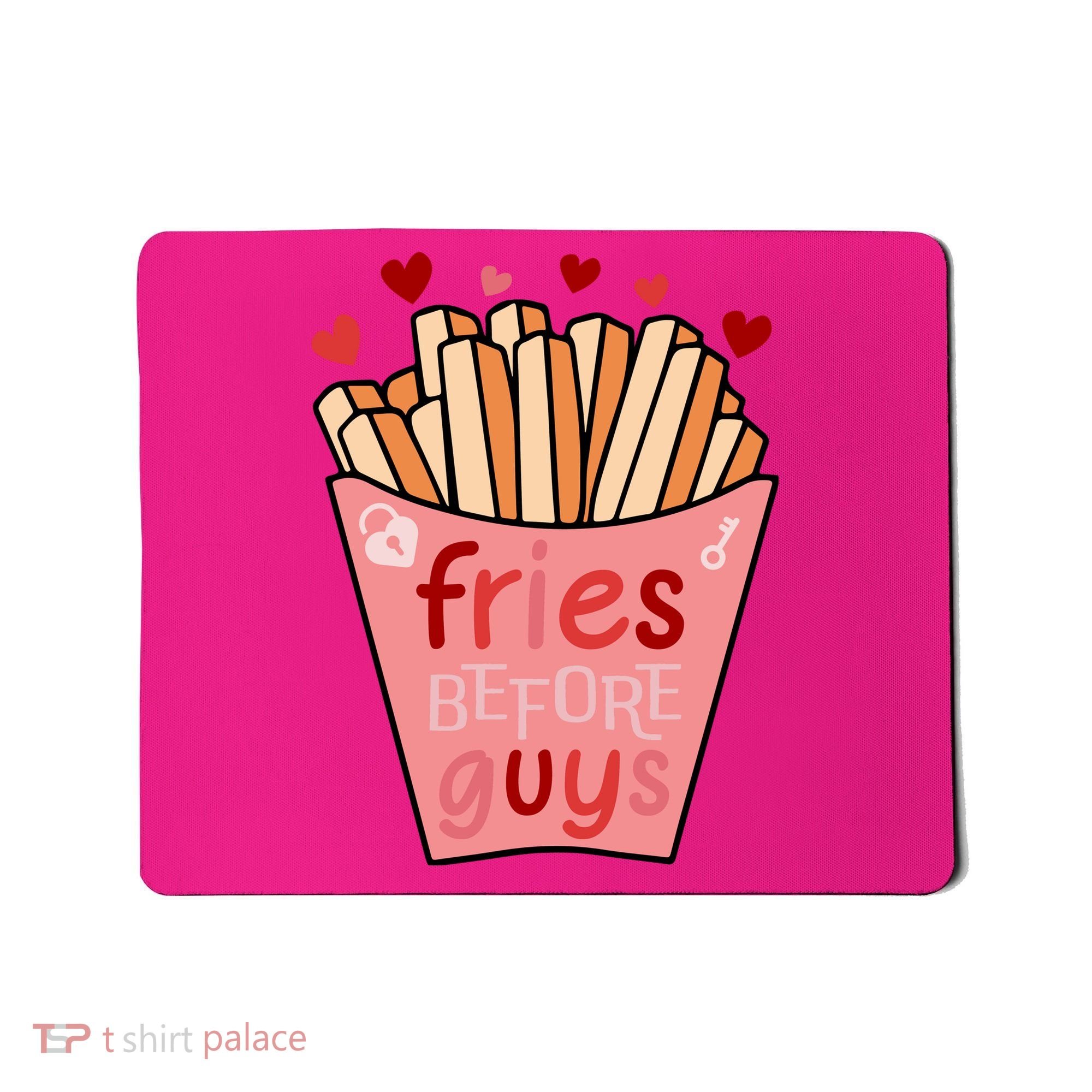 Cute Fries Before Guys Valentine's Day Gift Mousepad