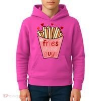 Cute Fries Before Guys Valentine's Day Gift Kids Hoodie thumb 4