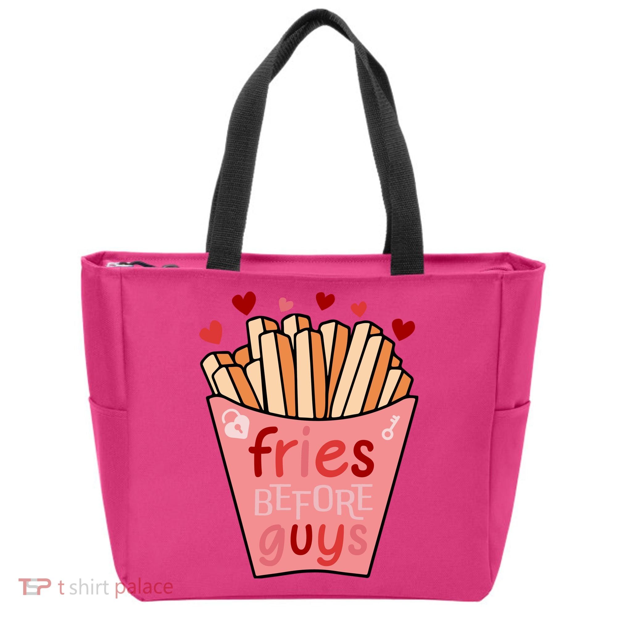 Cute Fries Before Guys Valentine's Day Gift Tote Bag