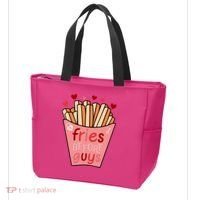 Cute Fries Before Guys Valentine's Day Gift Tote Bag thumb 3