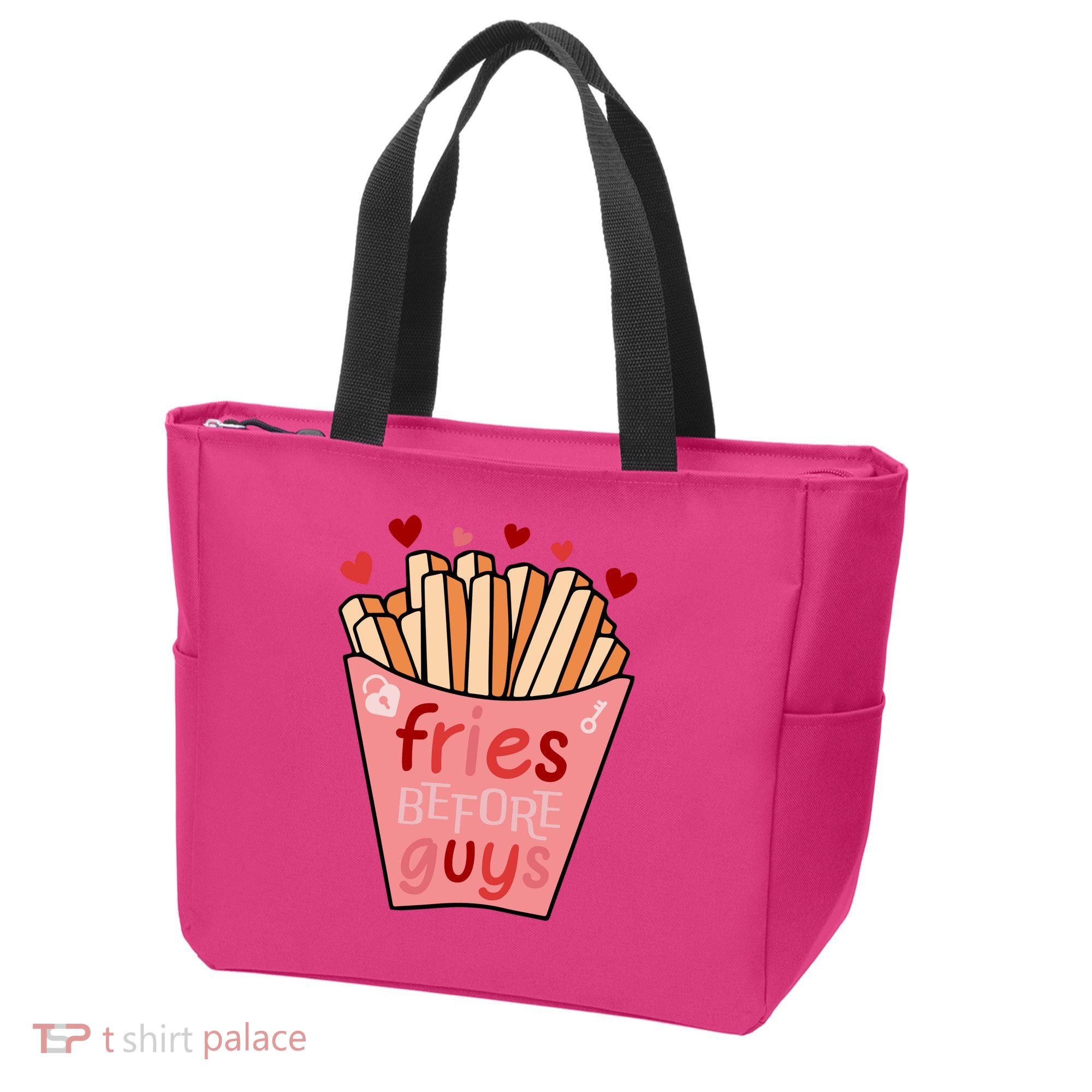 Cute Fries Before Guys Valentine's Day Gift Tote Bag