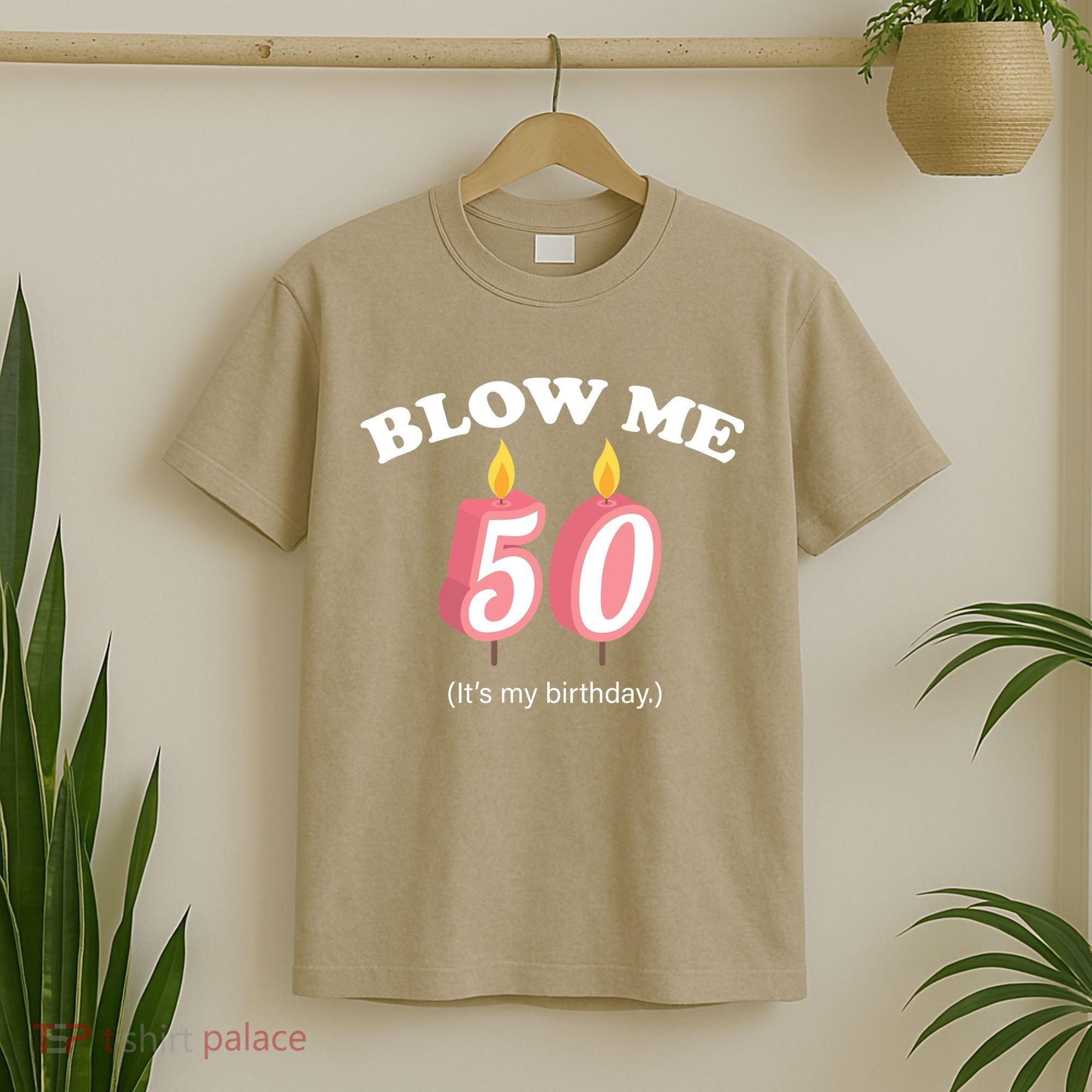 Cute Funny Blow Me It's My 50th Birthday T-Shirt