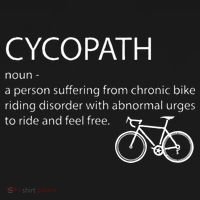Cycopath Funny Bike Cycle Cyclist Pun Quote Humor Sweatshirt thumb 3