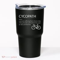 Cycopath Funny Bike Cycle Cyclist Pun Quote Humor Tumbler thumb 0