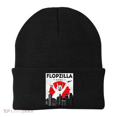 Catzilla Funny Big Floppa Meme Flopzilla Caracal Cat Lover Beanie