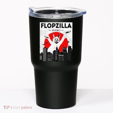 Catzilla Funny Big Floppa Meme Flopzilla Caracal Cat Lover Tumbler
