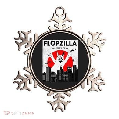 Catzilla Funny Big Floppa Meme Flopzilla Caracal Cat Lover Ornament