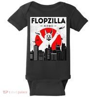 Catzilla Funny Big Floppa Meme Flopzilla Caracal Cat Lover Baby Bodysuit thumb 0