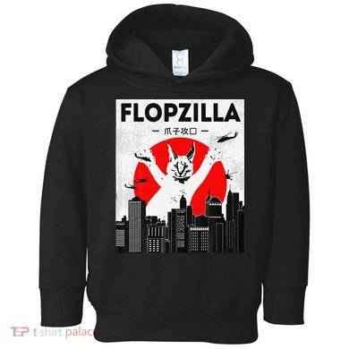 Catzilla Funny Big Floppa Meme Flopzilla Caracal Cat Lover Toddler Hoodie
