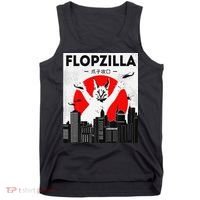 Catzilla Funny Big Floppa Meme Flopzilla Caracal Cat Lover Tank Top thumb 0