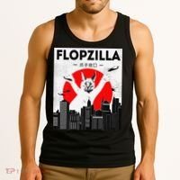 Catzilla Funny Big Floppa Meme Flopzilla Caracal Cat Lover Tank Top thumb 3