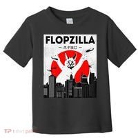 Catzilla Funny Big Floppa Meme Flopzilla Caracal Cat Lover Toddler T-Shirt thumb 0