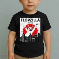 Catzilla Funny Big Floppa Meme Flopzilla Caracal Cat Lover Toddler T-Shirt thumb 2