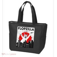 Catzilla Funny Big Floppa Meme Flopzilla Caracal Cat Lover Tote Bag thumb 3