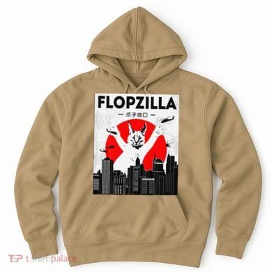 Catzilla Funny Big Floppa Meme Flopzilla Caracal Cat Lover Hoodie