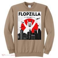 Catzilla Funny Big Floppa Meme Flopzilla Caracal Cat Lover Sweatshirt thumb 0