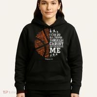 Christian Funny Basketball Bible Verses Gifts Pullover Hoodie thumb 5