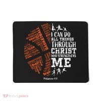 Christian Funny Basketball Bible Verses Gifts Pullover Mousepad thumb 0