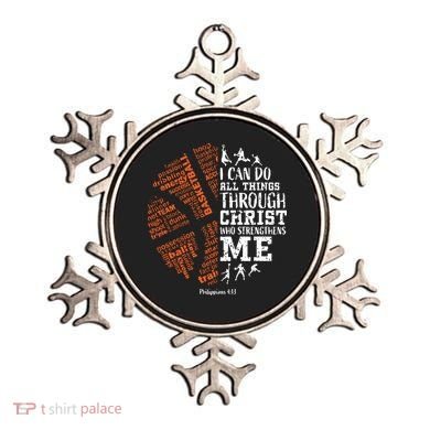Christian Funny Basketball Bible Verses Gifts Pullover Ornament