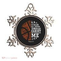 Christian Funny Basketball Bible Verses Gifts Pullover Ornament thumb 0