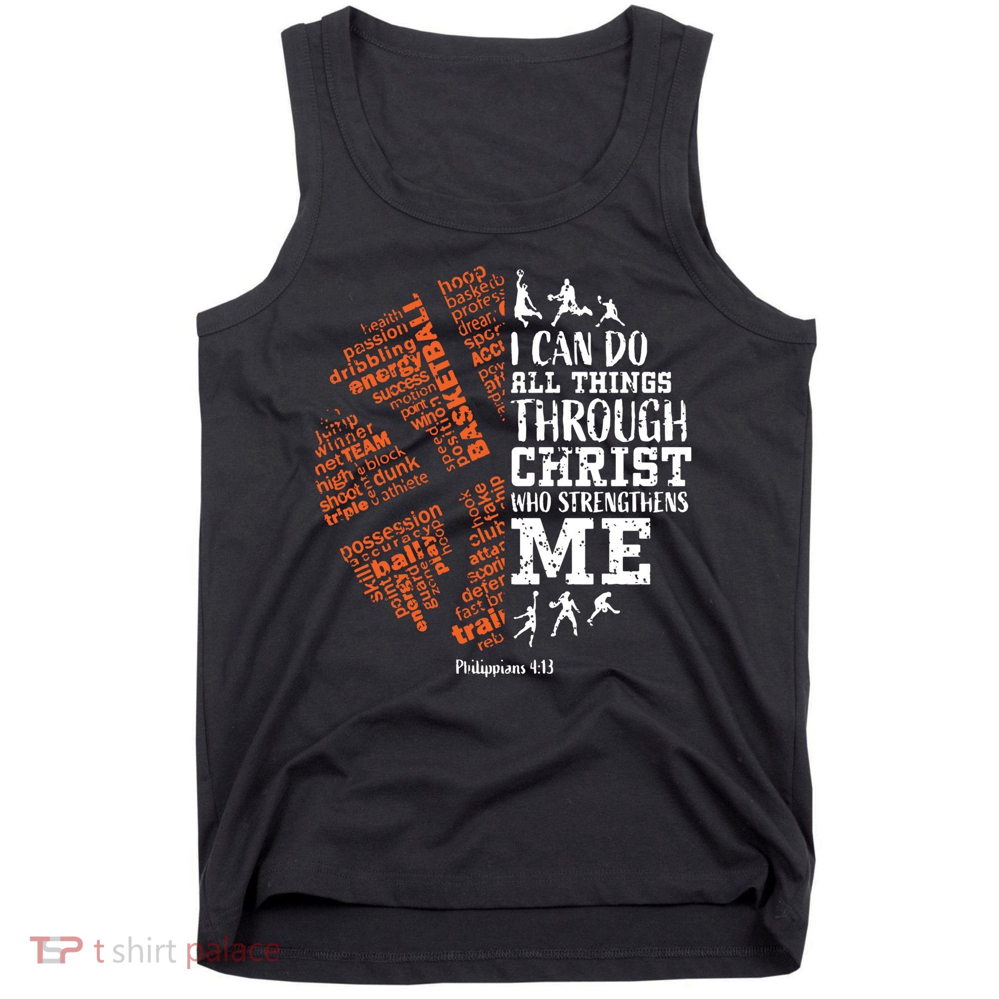 Christian Funny Basketball Bible Verses Gifts Pullover Tank Top