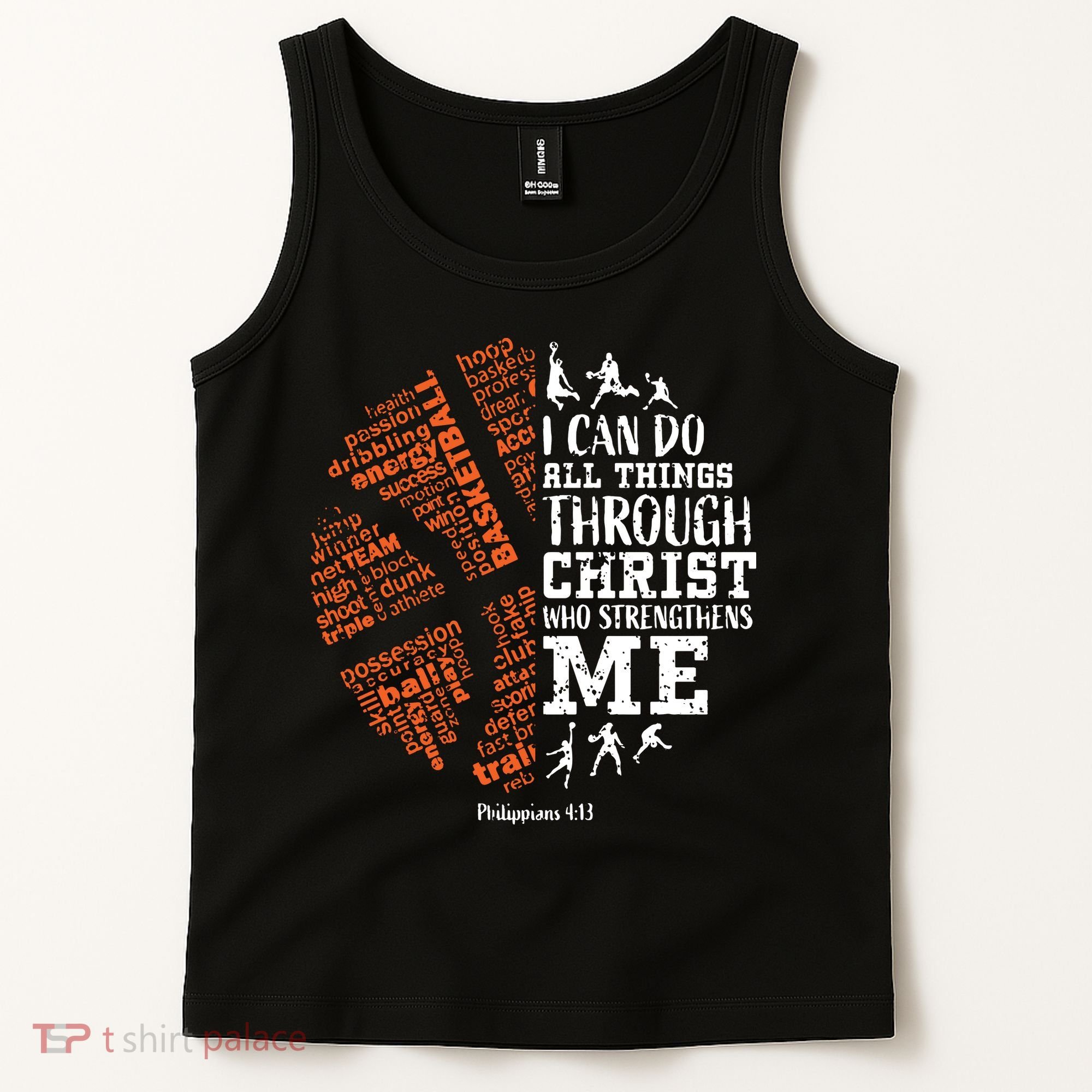 Christian Funny Basketball Bible Verses Gifts Pullover Tank Top