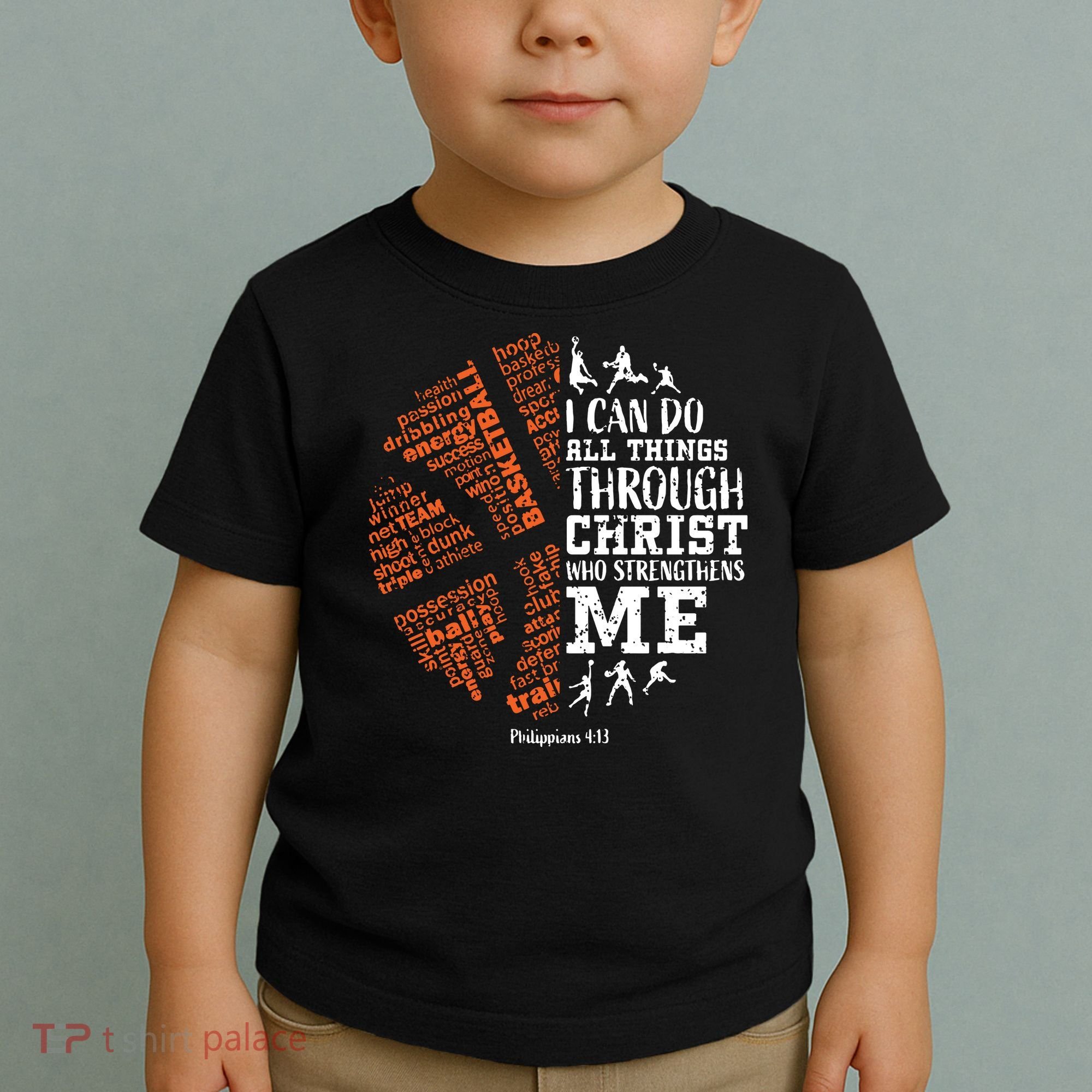 Christian Funny Basketball Bible Verses Gifts Pullover Toddler T-Shirt