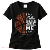 Christian Funny Basketball Bible Verses Gifts Pullover Women's T-Shirt thumb 0