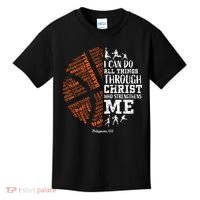 Christian Funny Basketball Bible Verses Gifts Pullover Kids T-Shirt thumb 0