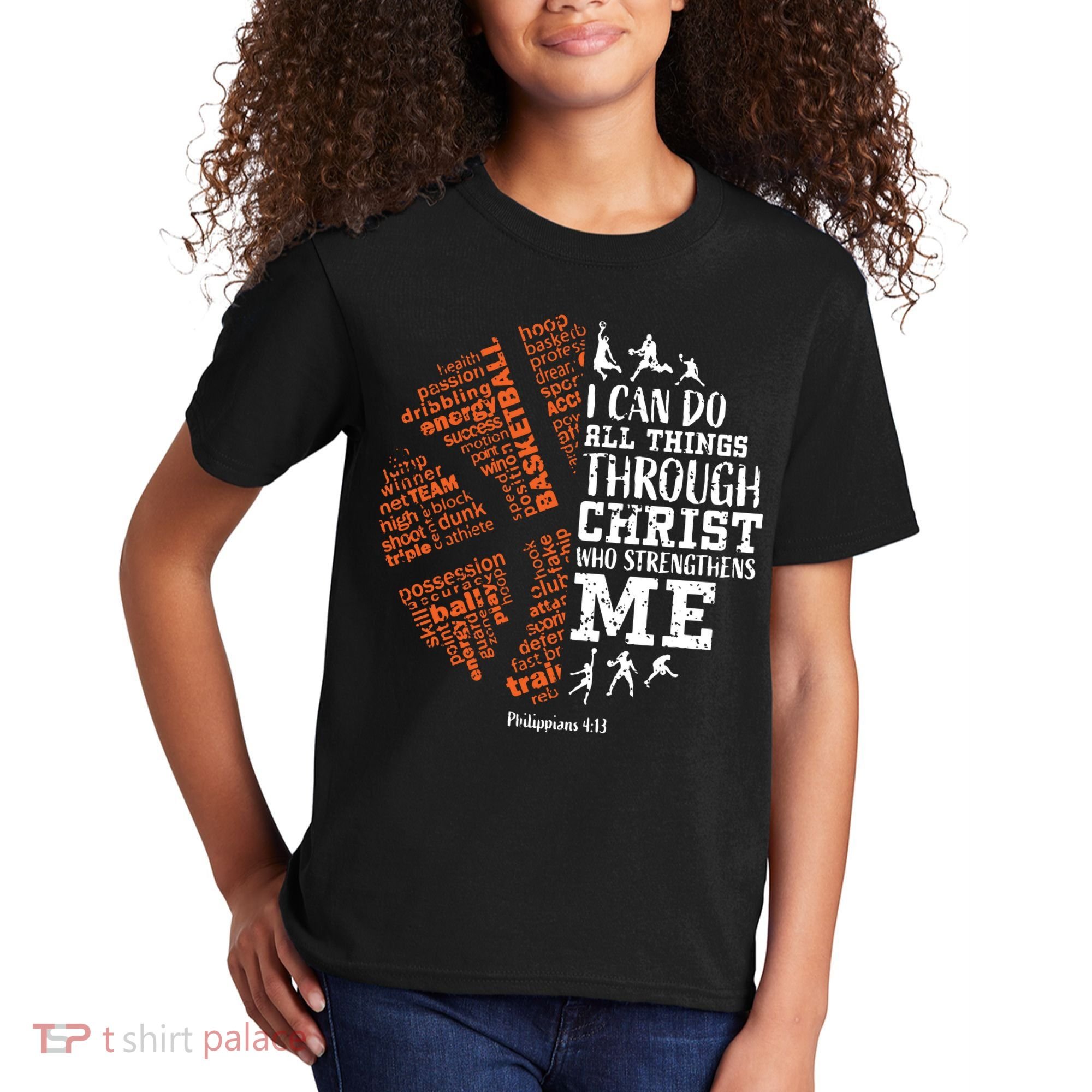 Christian Funny Basketball Bible Verses Gifts Pullover Kids T-Shirt