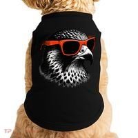 Cool Falcon Bird Wearing Sunglasses Graphic Art Doggie Tank thumb 0