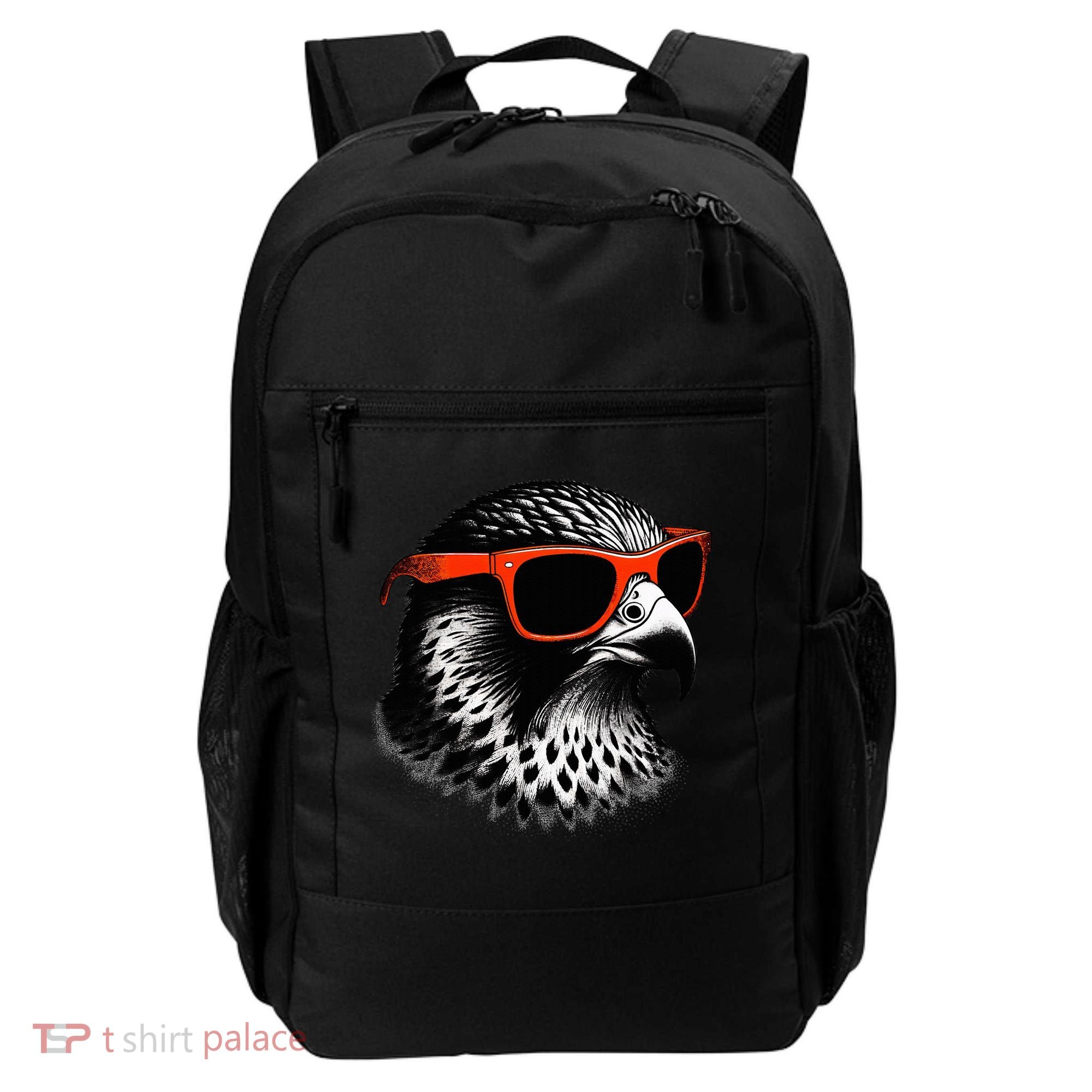 Cool Falcon Bird Wearing Sunglasses Graphic Art Backpack