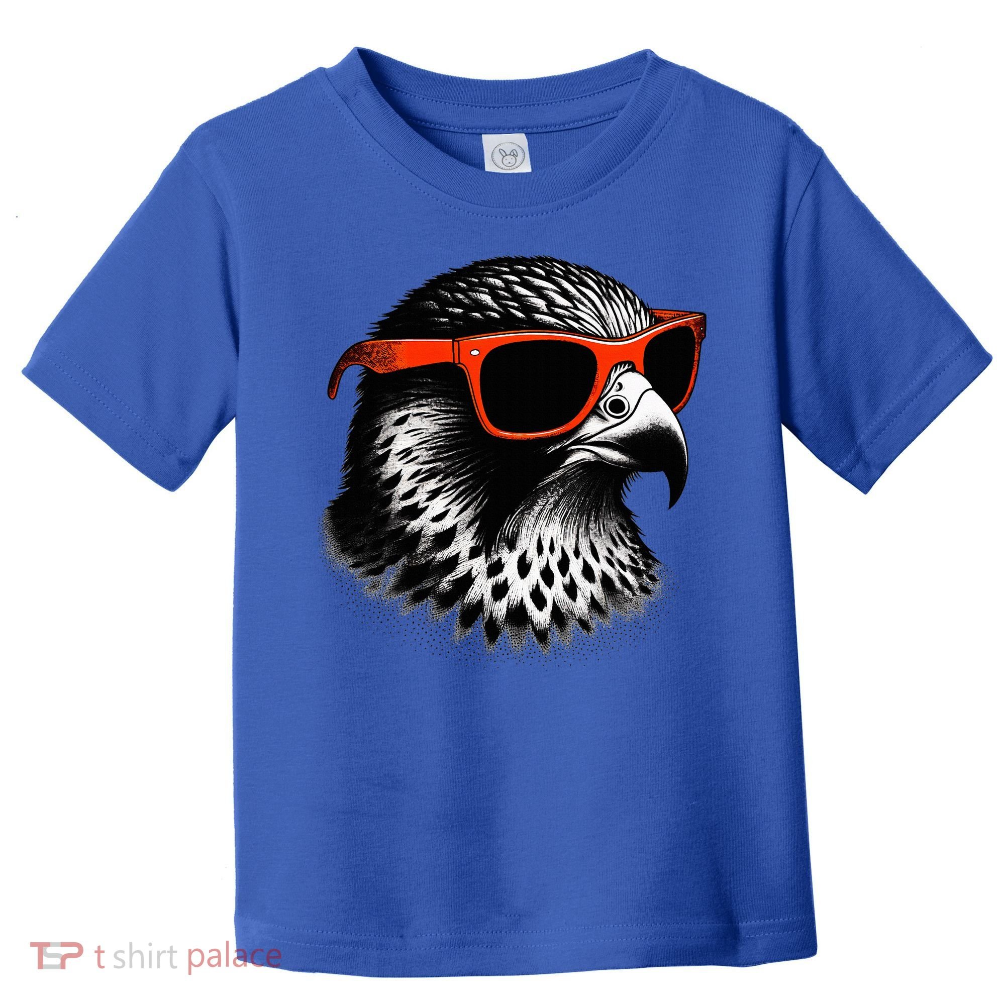 Cool Falcon Bird Wearing Sunglasses Graphic Art Toddler T-Shirt