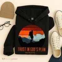 Cute Faith Based Trust God's Plan. Enjoy The Journey. Hoodie thumb 4