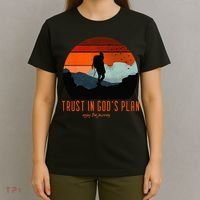 Cute Faith Based Trust God's Plan. Enjoy The Journey. T-Shirt thumb 4