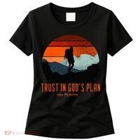 Cute Faith Based Trust God's Plan. Enjoy The Journey. Women's T-Shirt thumb 0