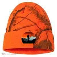 Cute Faith Based Trust God's Plan. Enjoy The Journey. Kati Licensed 12" Camo Cuffed Beanie thumb 0