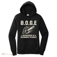 Chainsaw For Bureaucracy Funny D.O.G.E Doge Usa Flag Women's Hoodie thumb 0