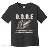 Chainsaw For Bureaucracy Funny D.O.G.E Doge Usa Flag Toddler T-Shirt thumb 0