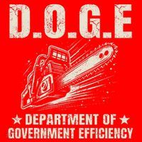Chainsaw For Bureaucracy Funny D.O.G.E Doge Usa Flag Santa Hat thumb 1