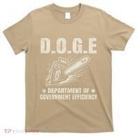 Chainsaw For Bureaucracy Funny D.O.G.E Doge Usa Flag T-Shirt thumb 0