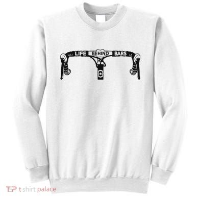 Cyclist Funny Biker Life Behind Bars Triathlon Bicycle Rider Sweatshirt