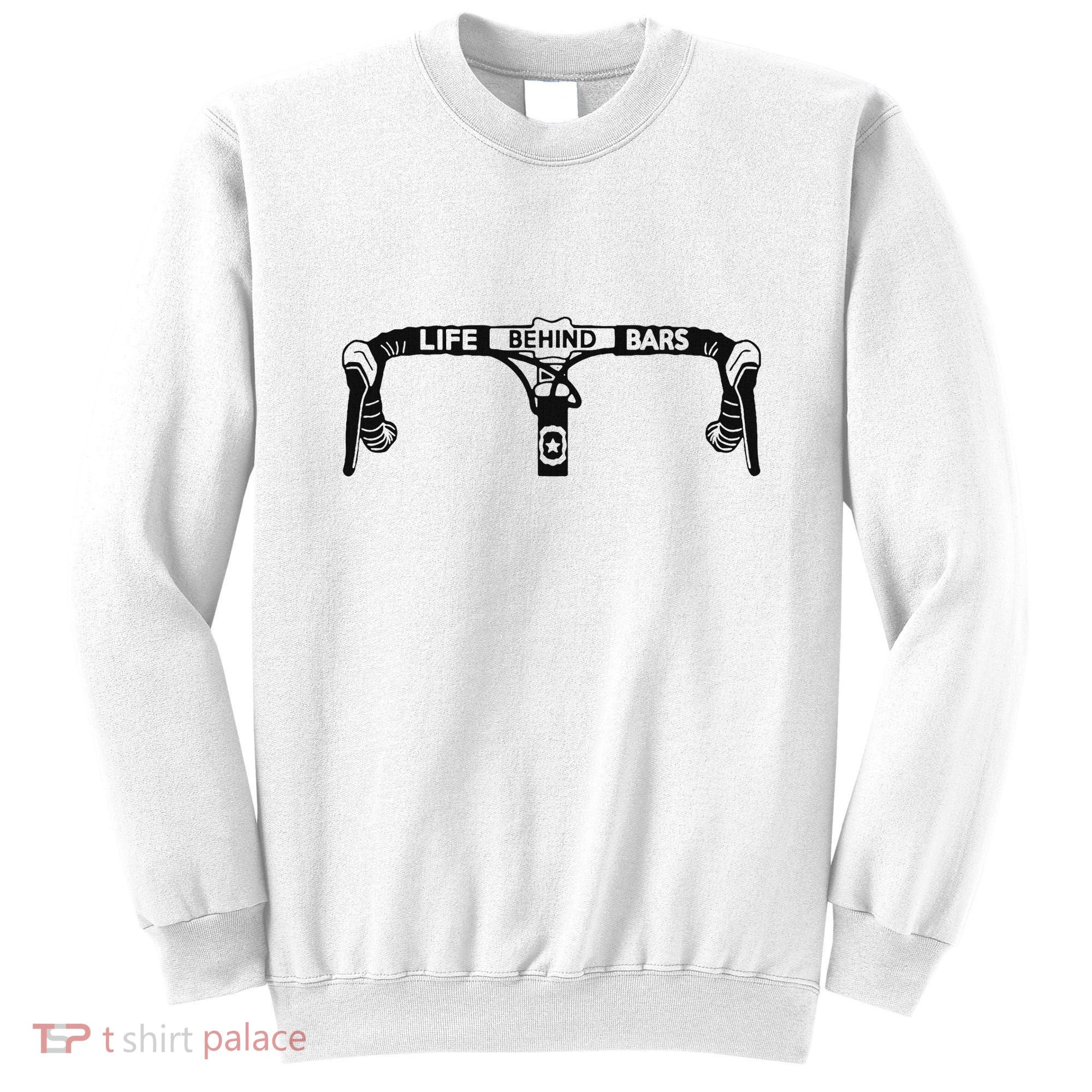 Cyclist Funny Biker Life Behind Bars Triathlon Bicycle Rider Sweatshirt