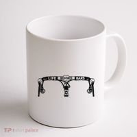 Cyclist Funny Biker Life Behind Bars Triathlon Bicycle Rider Coffee Mug thumb 1