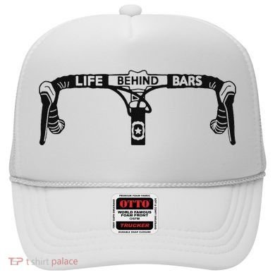 Cyclist Funny Biker Life Behind Bars Triathlon Bicycle Rider Hat