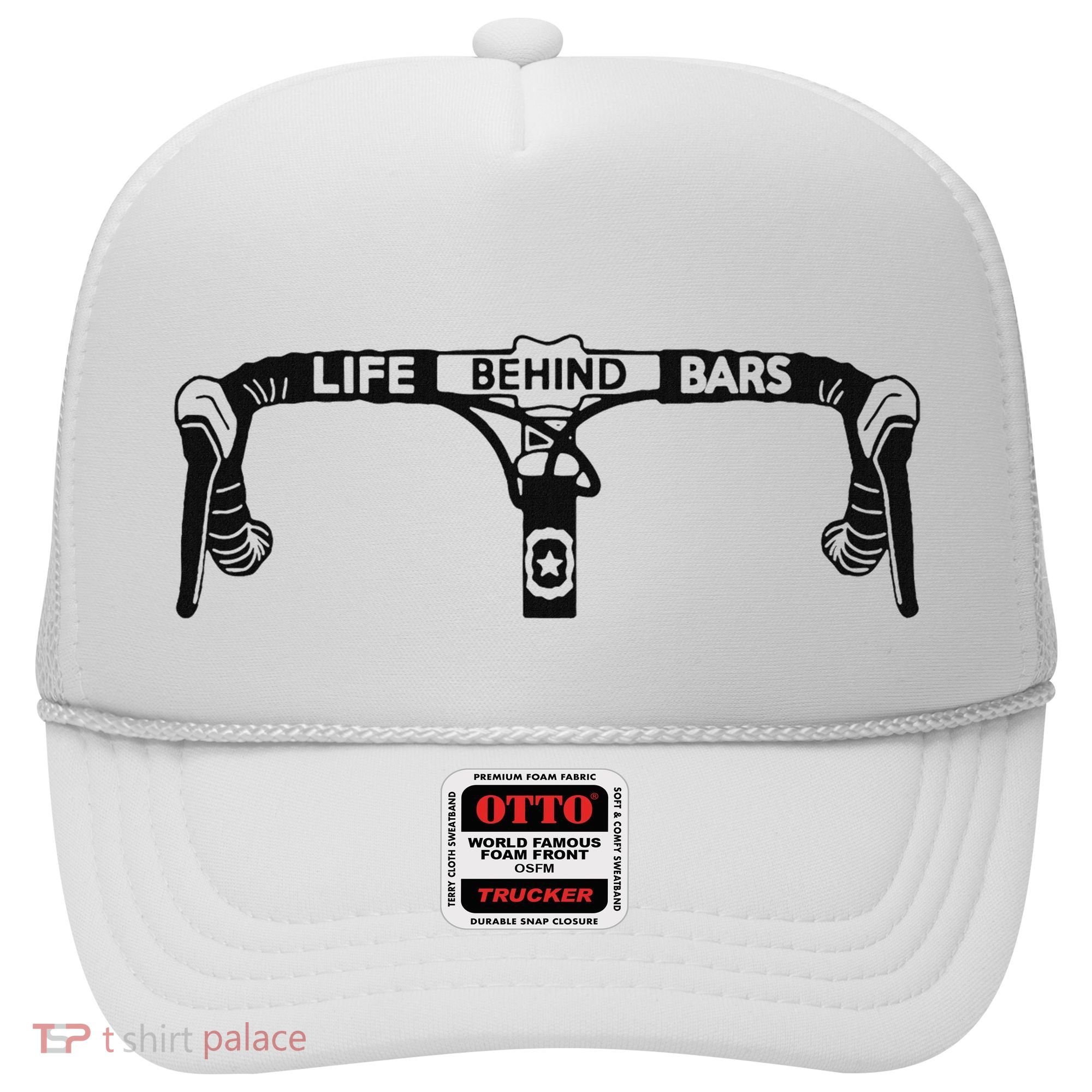 Cyclist Funny Biker Life Behind Bars Triathlon Bicycle Rider Hat