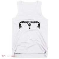 Cyclist Funny Biker Life Behind Bars Triathlon Bicycle Rider Tank Top thumb 0